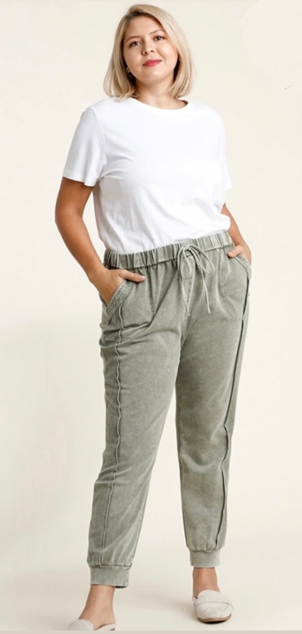 Mineral Wash Joggers
