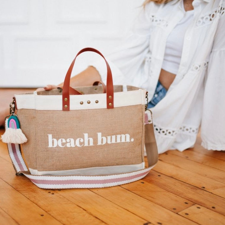 Beach Bum Jute Crossbody Bag