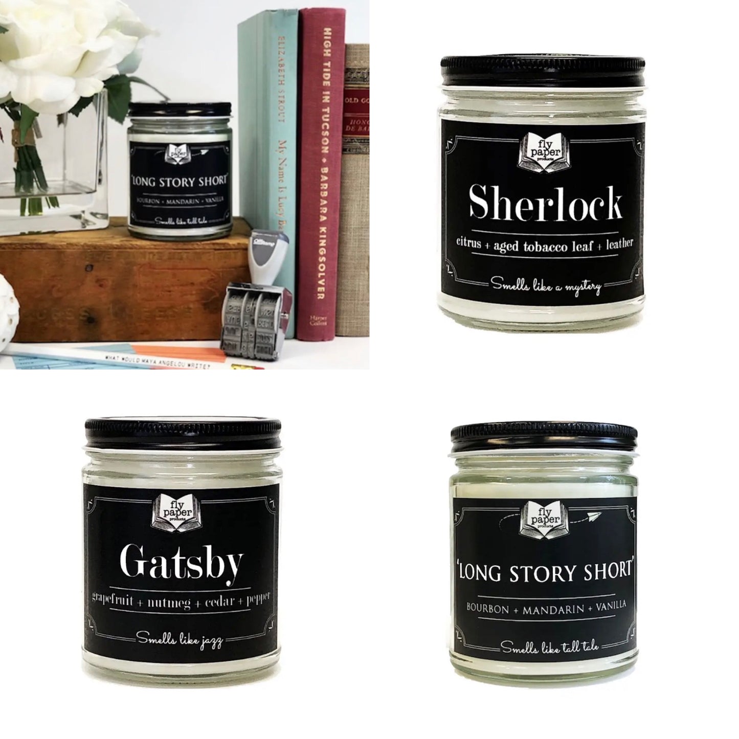 Fly Paper Products-Literary Candles