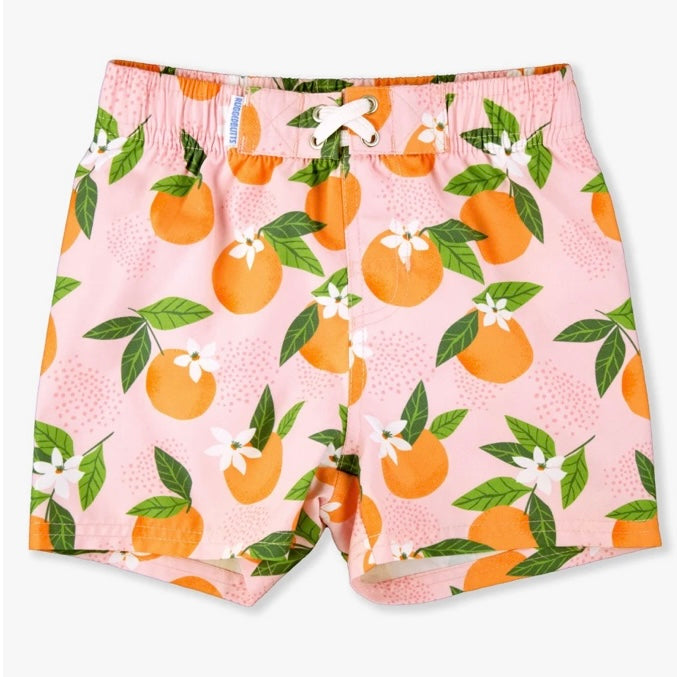 Orange You The Sweetest Swim Trunks