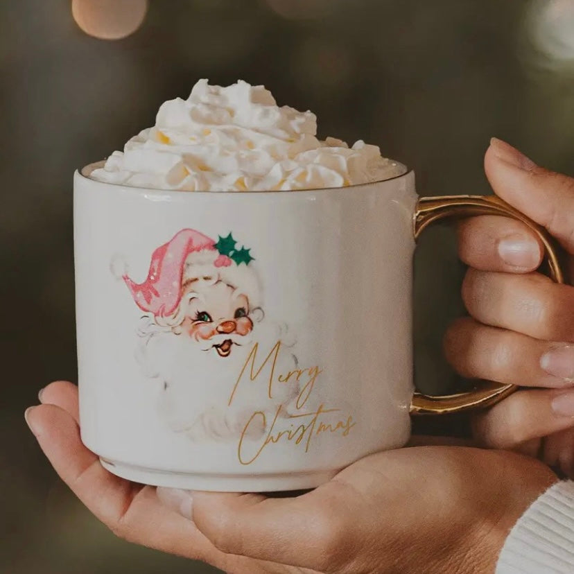 VINTAGE SANTA 17 OZ MUG