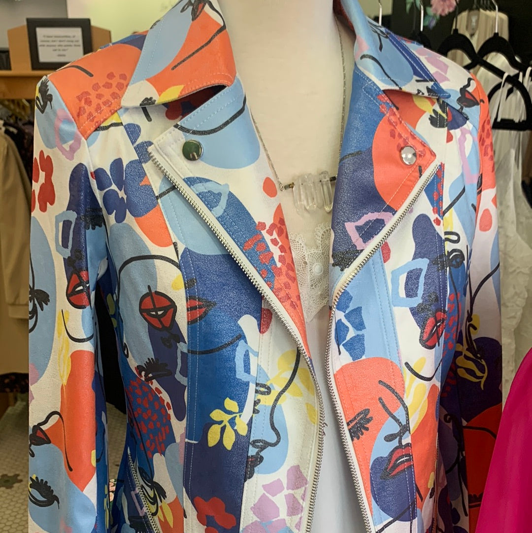 Multi-Color Print Jacket