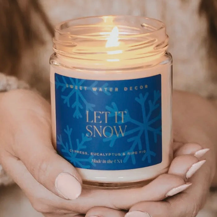 Let it Snow 9 oz Soy Candle