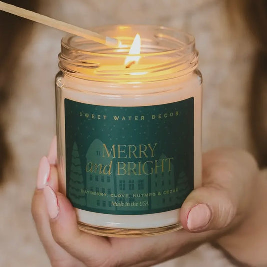 Merry & Bright 9 oz Soy Candle