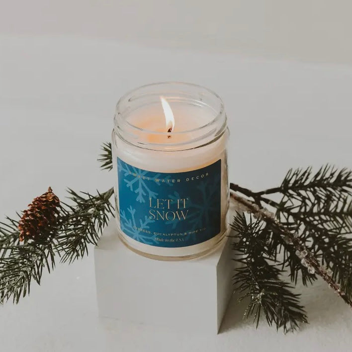 Let it Snow 9 oz Soy Candle