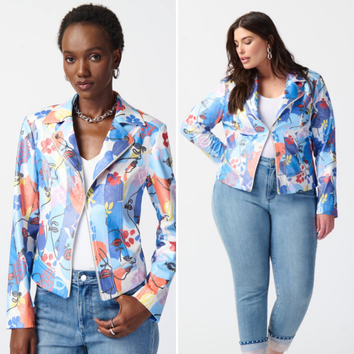 Multi-Color Print Jacket-Large