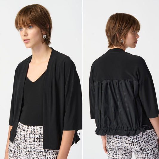 Black Cropped Coverup