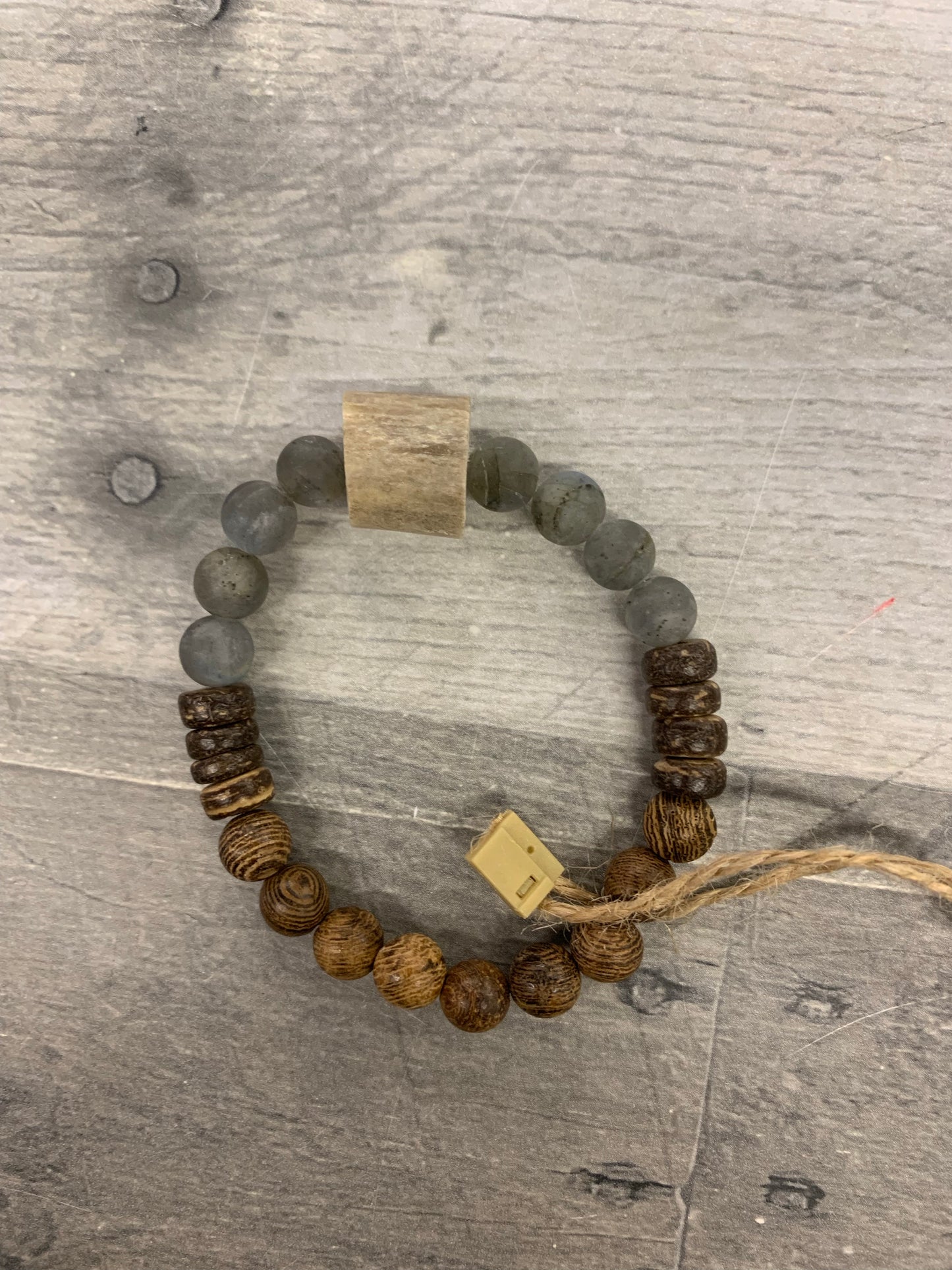 L rae jewelry - Antler and Gemstone Bracelet