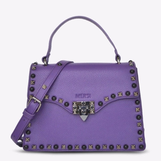 Ruby Top Handle Vegan Leather Purple - Limited Edition