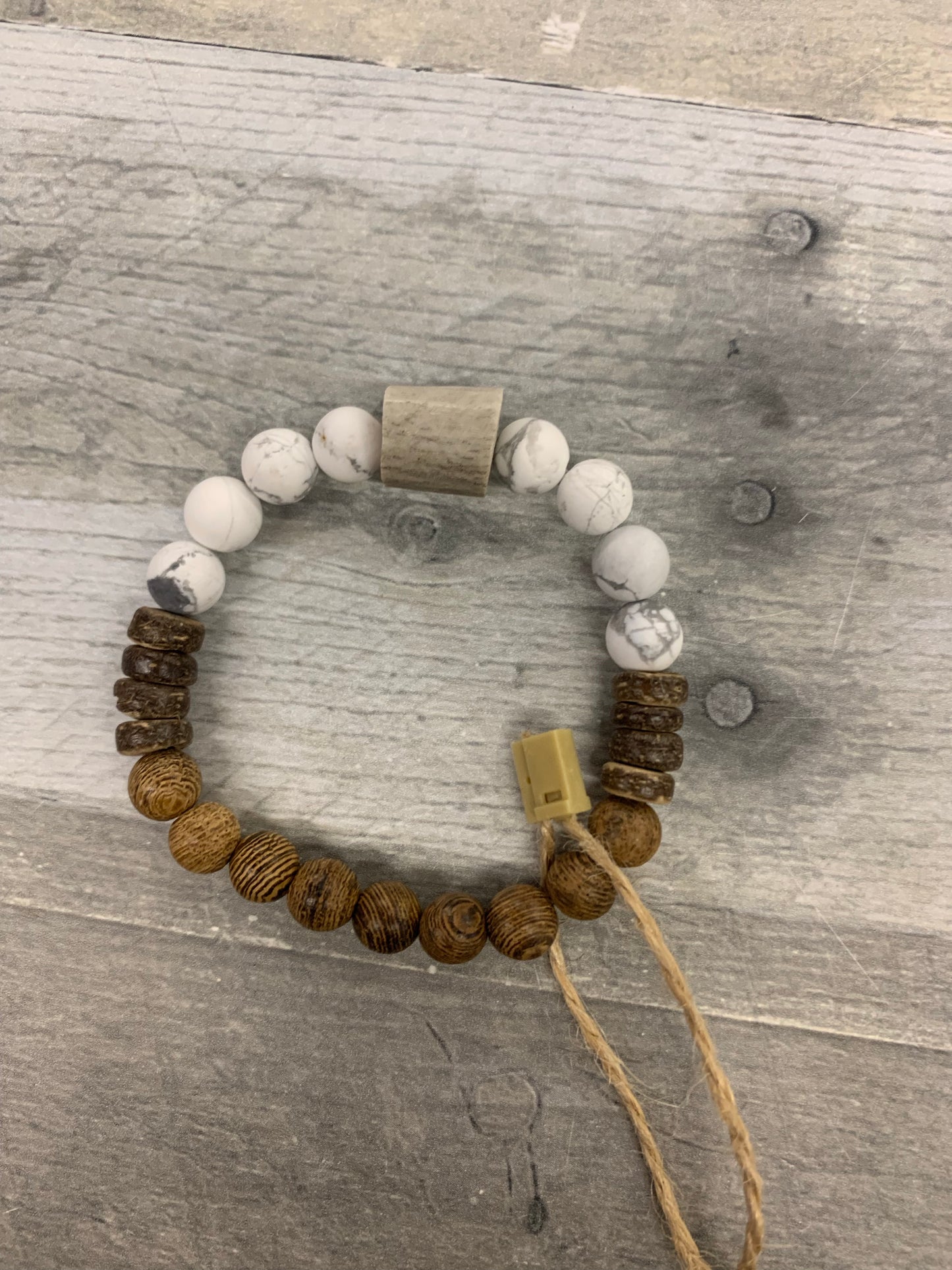 L rae jewelry - Antler and Gemstone Bracelet