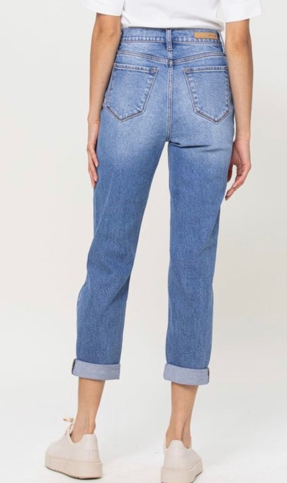 High-rise Denim