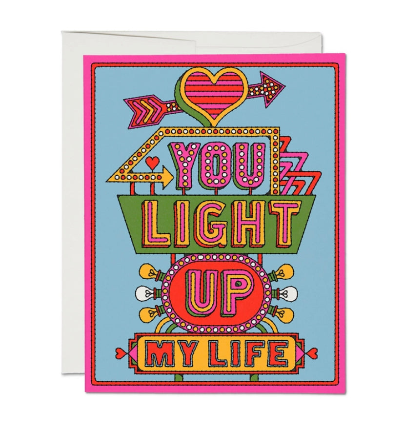 Light Up My Life Love Card