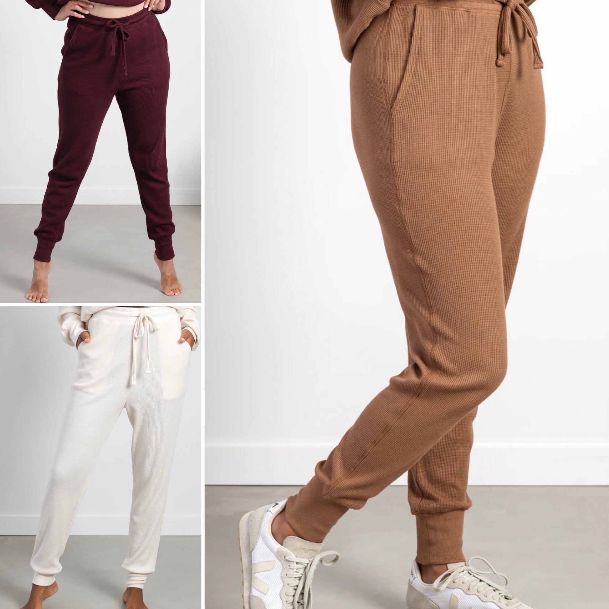 KENNA WAFFLE JOGGER – PAPER LABEL