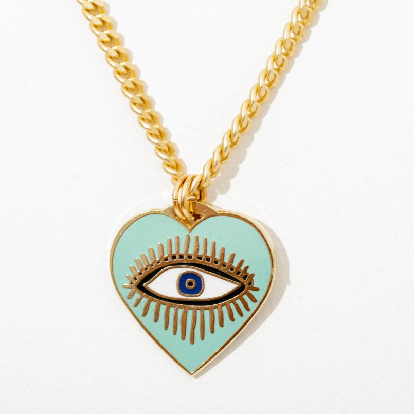 Larissa Loden Evil Eye Pendant Necklace
