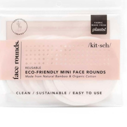 Eco-Friendly Reusable Mini Face Rounds in Ivory