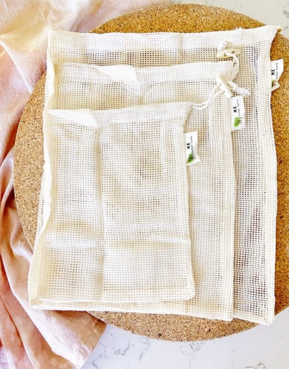 Cotton Produce Bags-3 pack