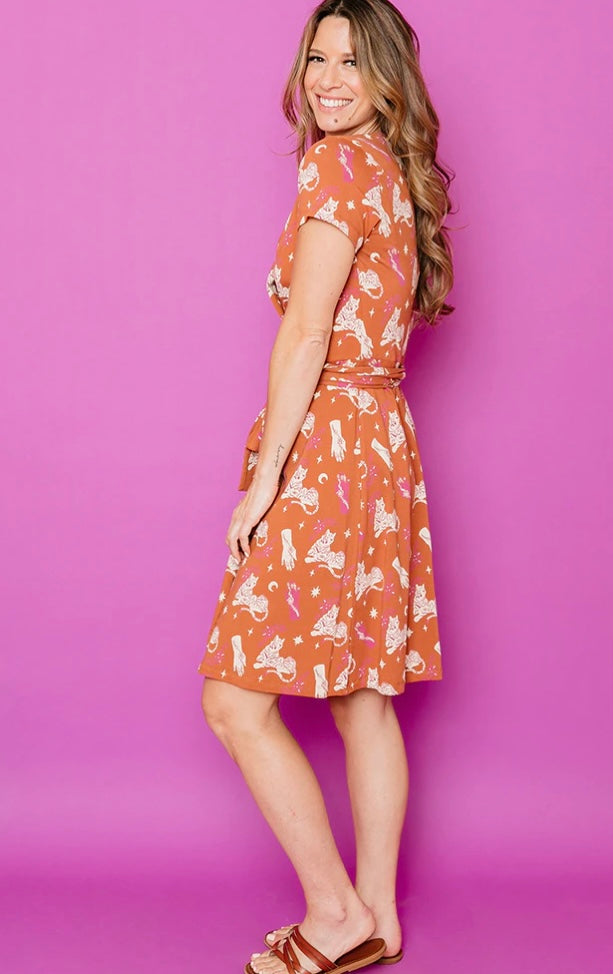 Katie Wrap Dress—Size Small