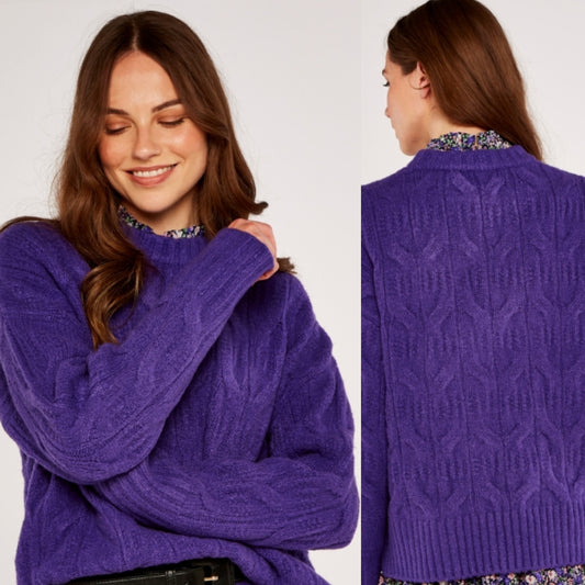 Violetta Cable Knit Sweater