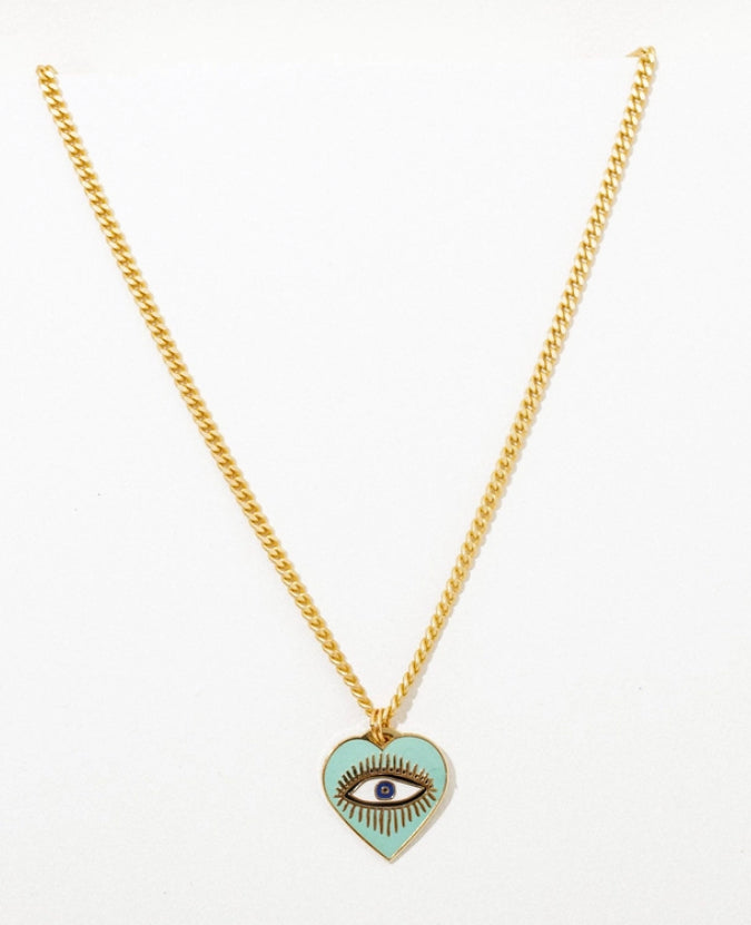 Larissa Loden Evil Eye Pendant Necklace