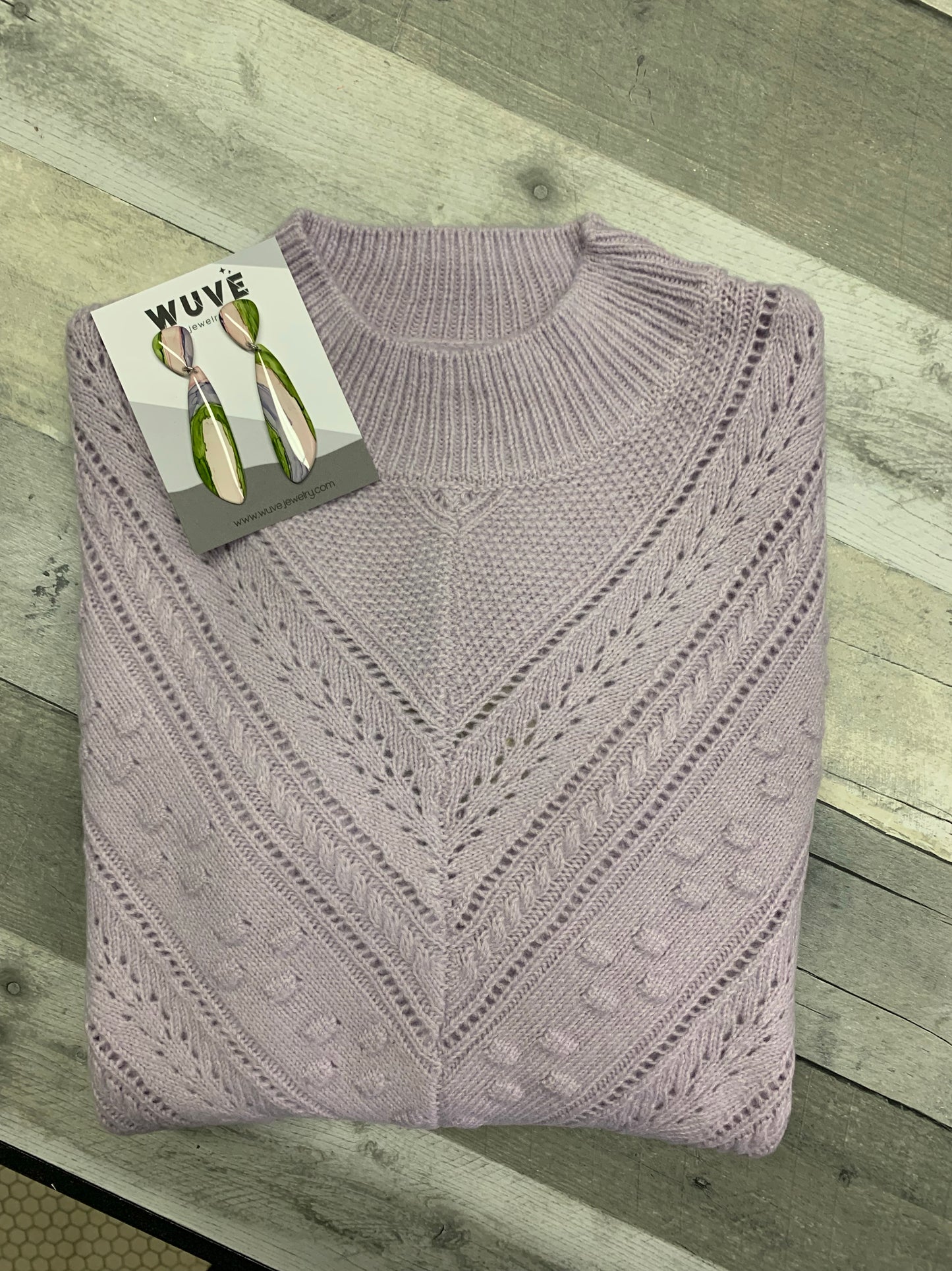 Winter Lilac Sweater