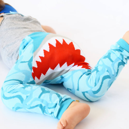 Doodle Pants - Shark Cotton Leggings 18-24 months