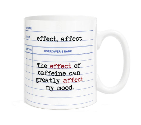 Fly Paper Products - The Effect of Caffeine Can Greatly Effect My Mood Mug