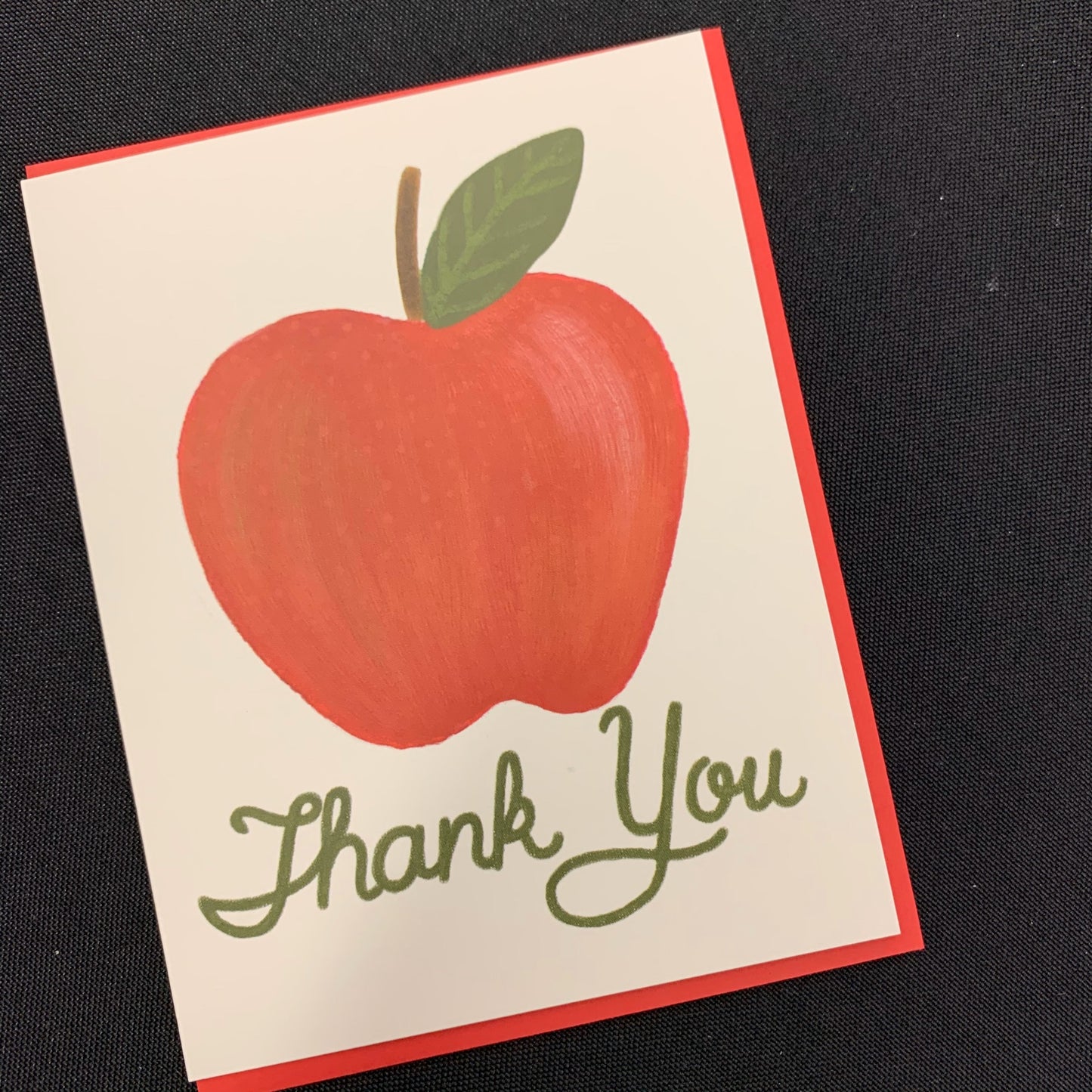 Apple Thank You Card