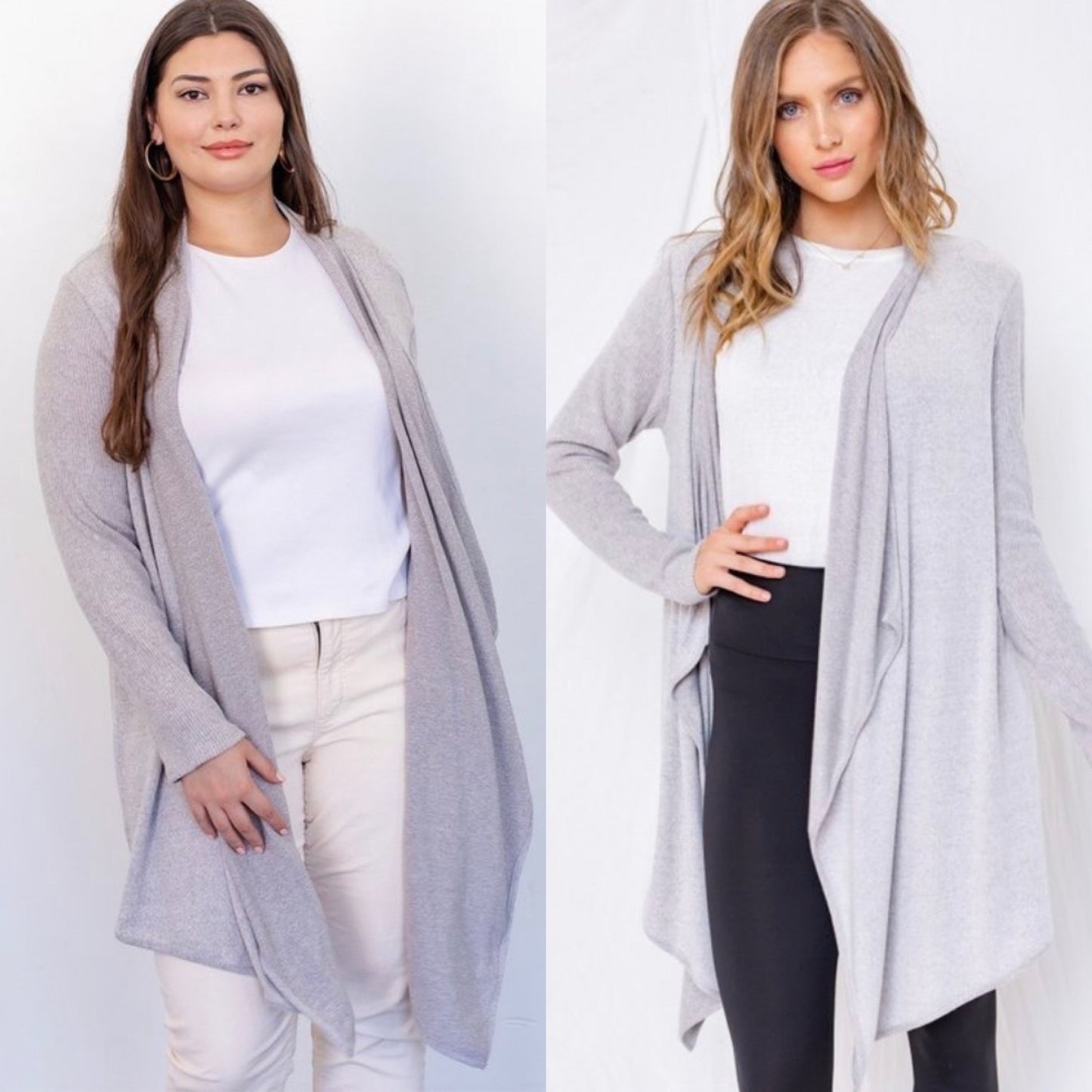 The Mallow Brushed Cardigan-3X