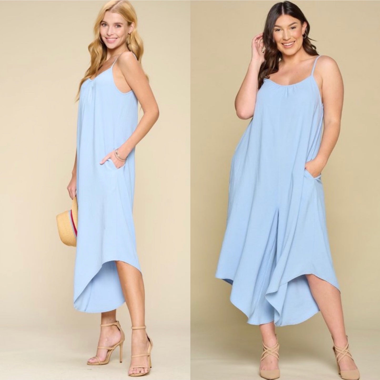 Bluebell Wide Leg Jumpsuit-3XL