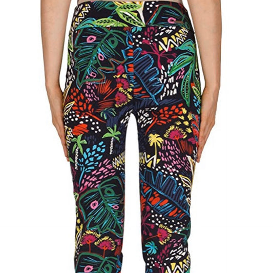 Abstract Print Pants